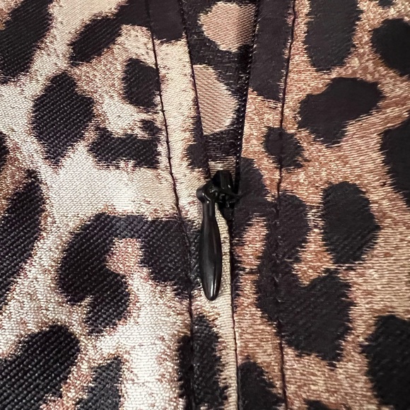 π NWT GANNI Leopard Jacquard Puff Sleeve Dress ππ - Picture 13 of 13